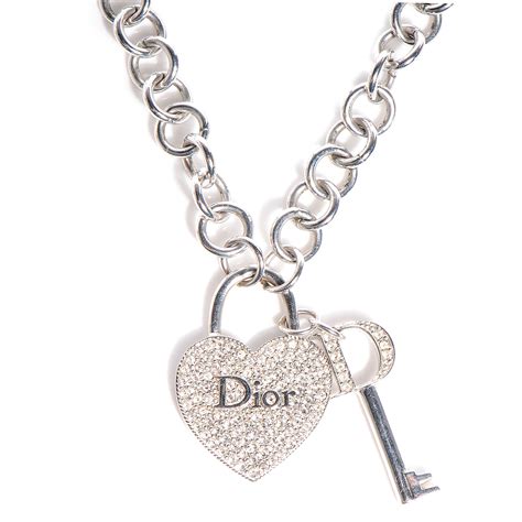 chr dior heart rhinestone necklace|christian Dior jewelry.